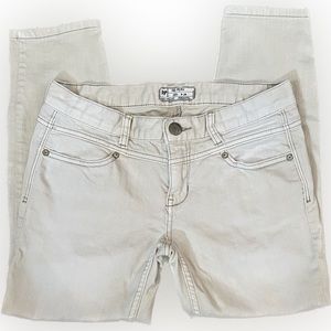 Free People Cropped Khakis
